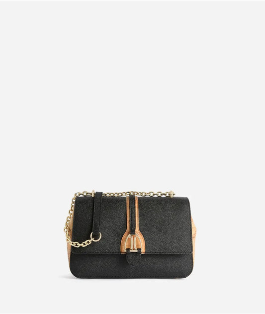 1^ Classe Borsa donna Horsy Bag tracolla Nera LD57/T407 0001