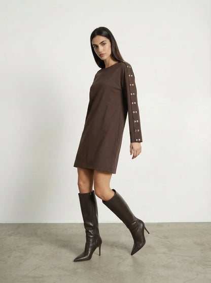 Jijil Abito donna JPI26AB084.0JE0128 MORO - immagine 2