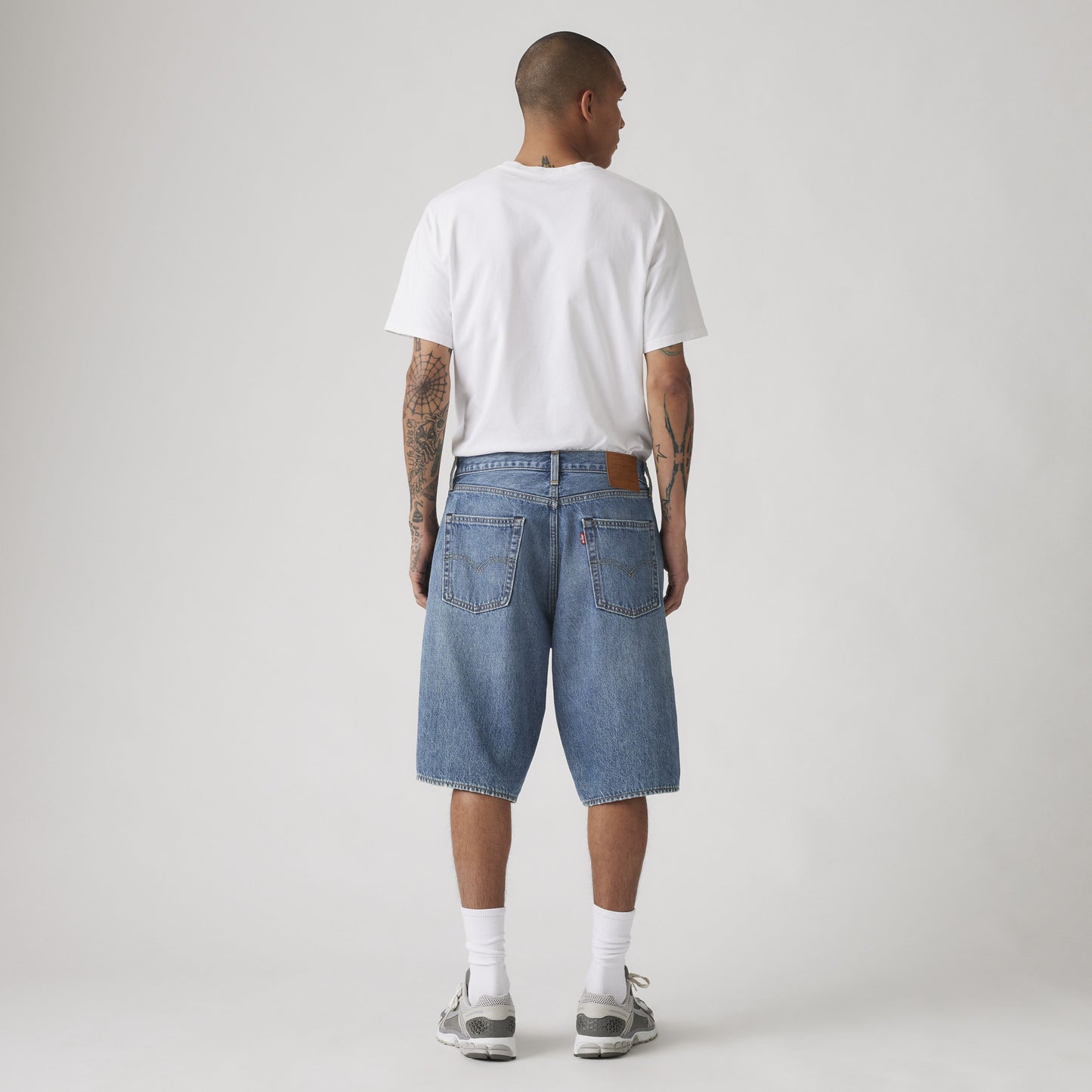 Men's Levi's 478 Baggy oversize low-rise denim Bermuda shorts