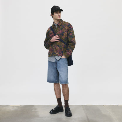 Men's Levi's 478 Baggy oversize low-rise denim Bermuda shorts