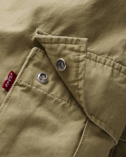 Men's Levi's Carrier lightweight beige canvas cargo shorts