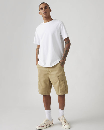 Men's Levi's Carrier lightweight beige canvas cargo shorts