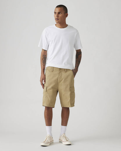Men's Levi's Carrier lightweight beige canvas cargo shorts
