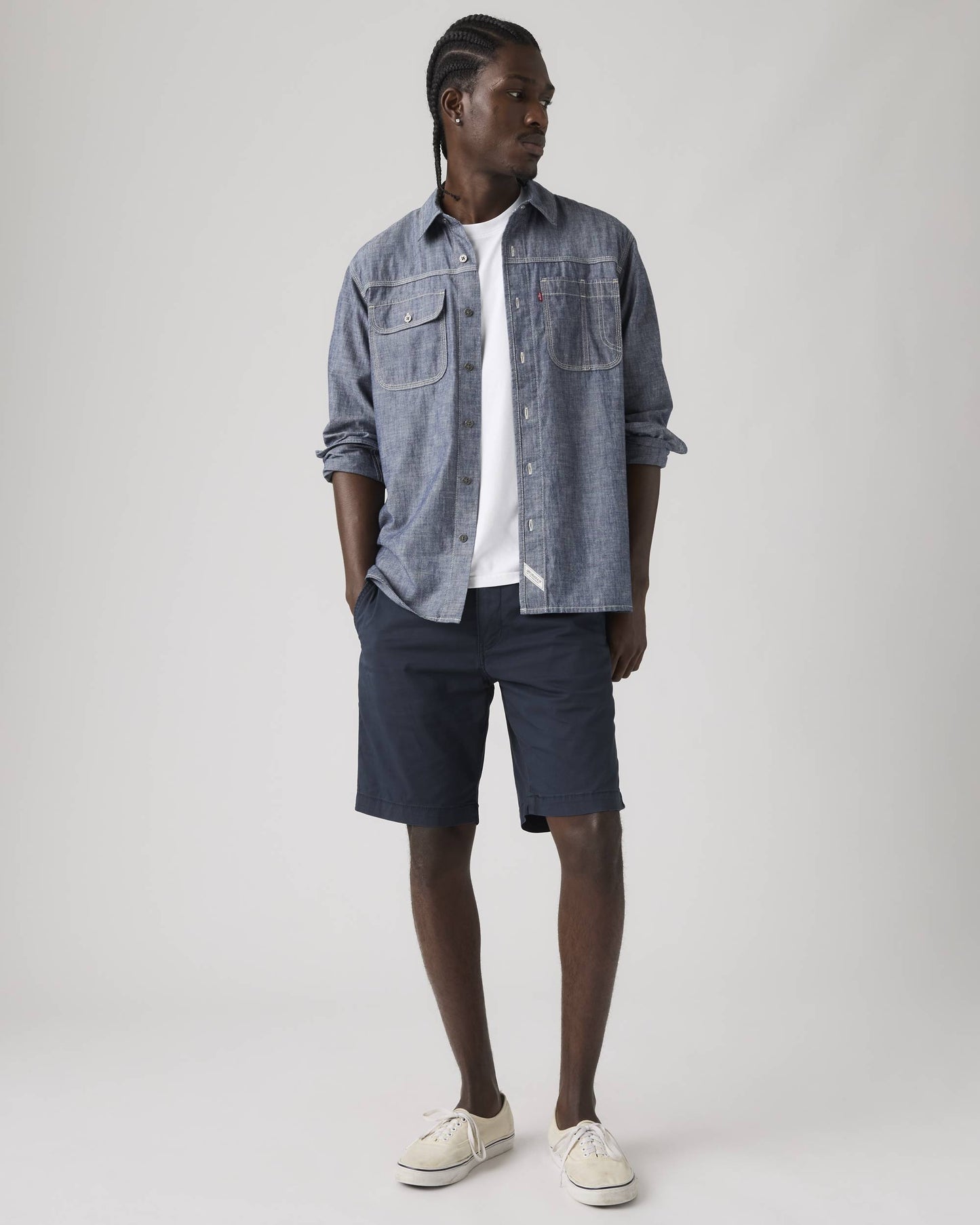 Men's Levi's XX Chino Taper Baltic Navy Shorts