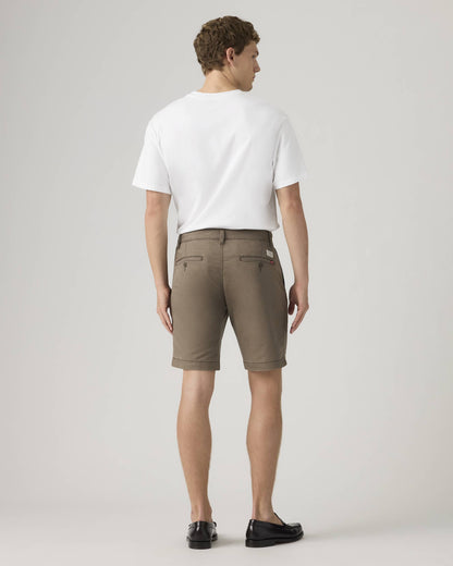 Men's Levi's XX Chino lightweight cotton and linen Bermuda shorts in brown