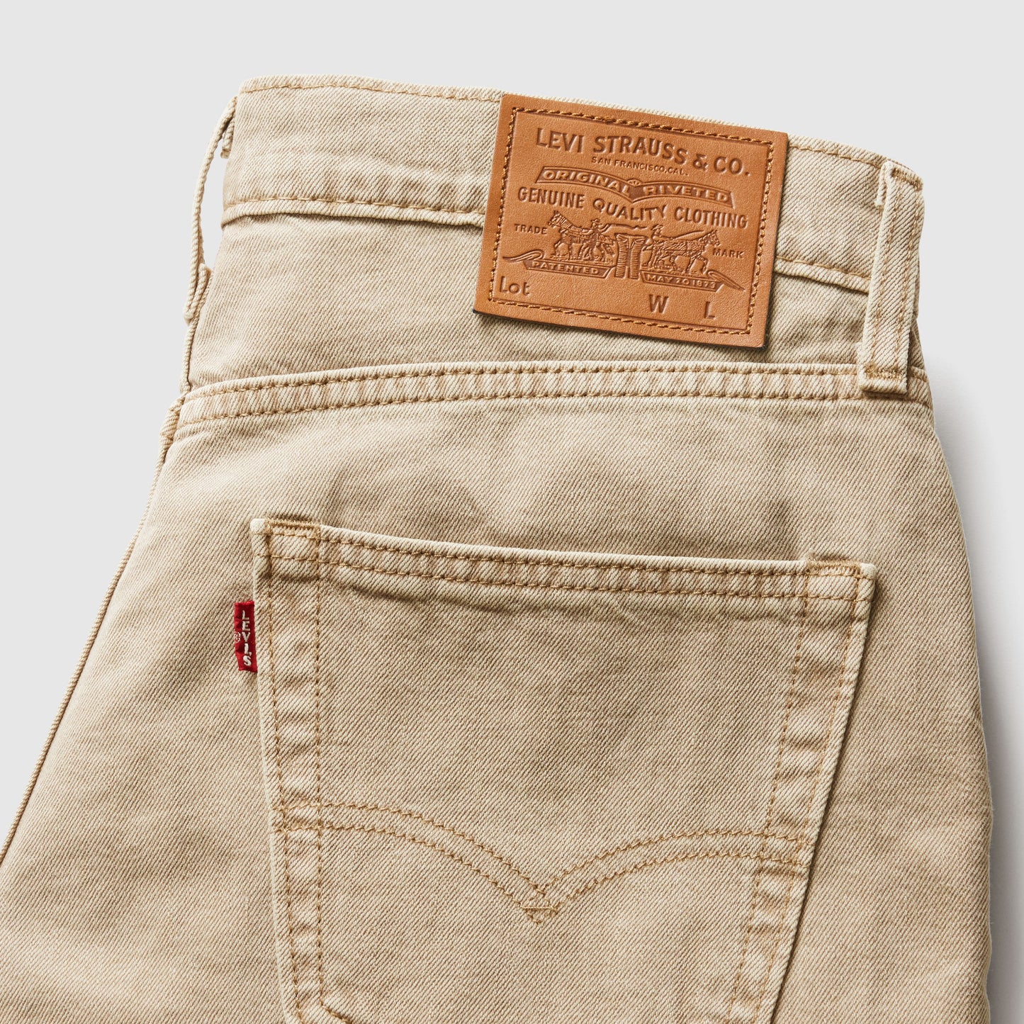 LEVI'S Jeans uomo Levi’s jeans uomo 568™ Dritti Larghi Linen+ Denim - Beige - 290370084
