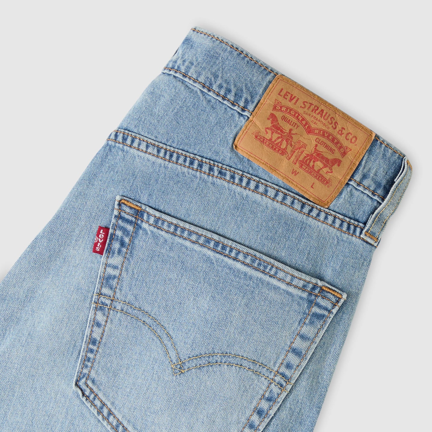 Levi's 502 Taper jeans uomo Iceberg Cool denim chiaro Levi's Flex tapered fit