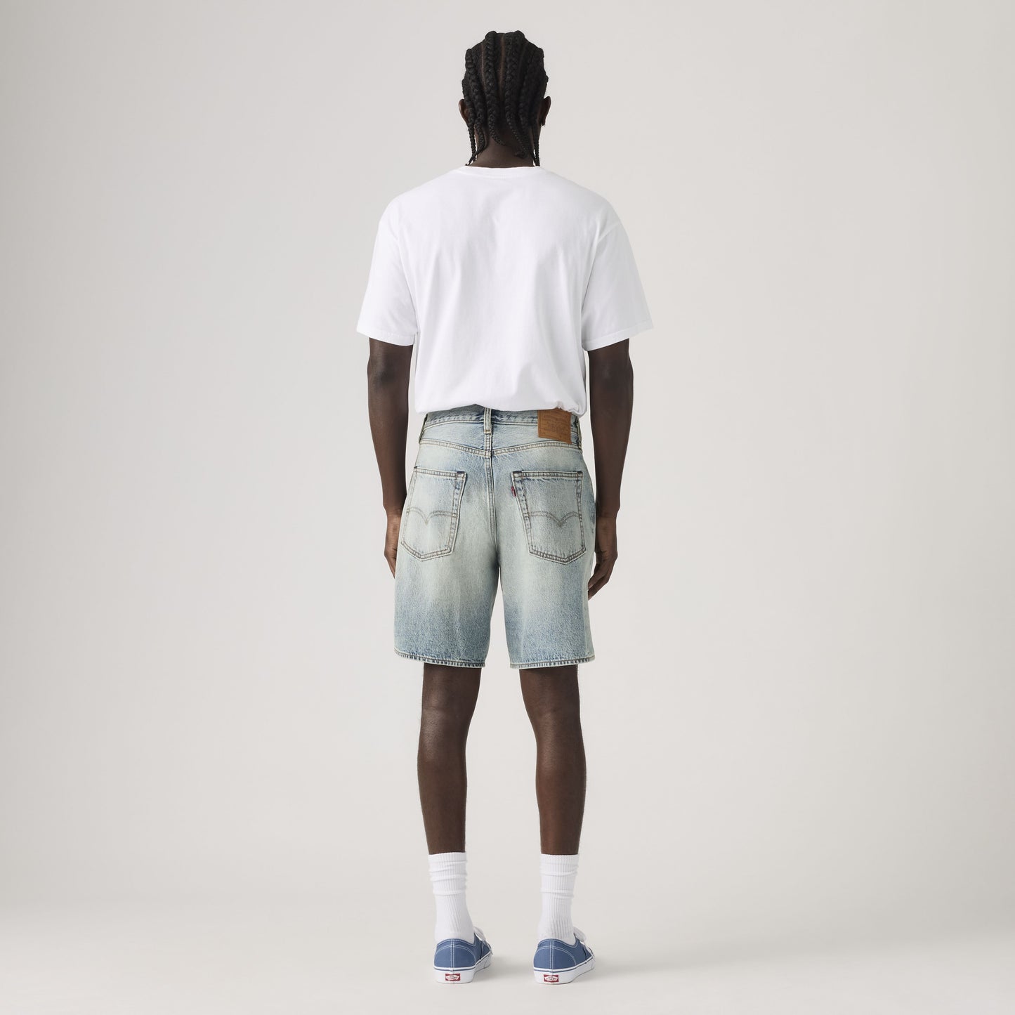 Bermuda uomo Levi's 468 Loose denim blu chiaro oversize