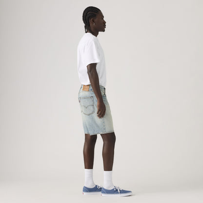 Bermuda uomo Levi's 468 Loose denim blu chiaro oversize