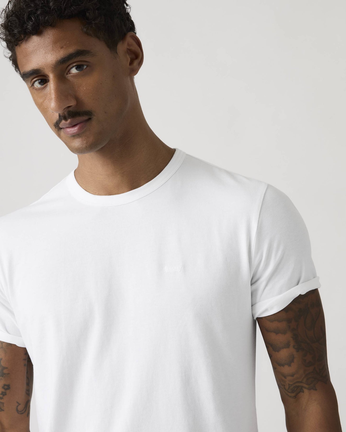 T-shirt uomo Levi's Original girocollo in cotone bianco