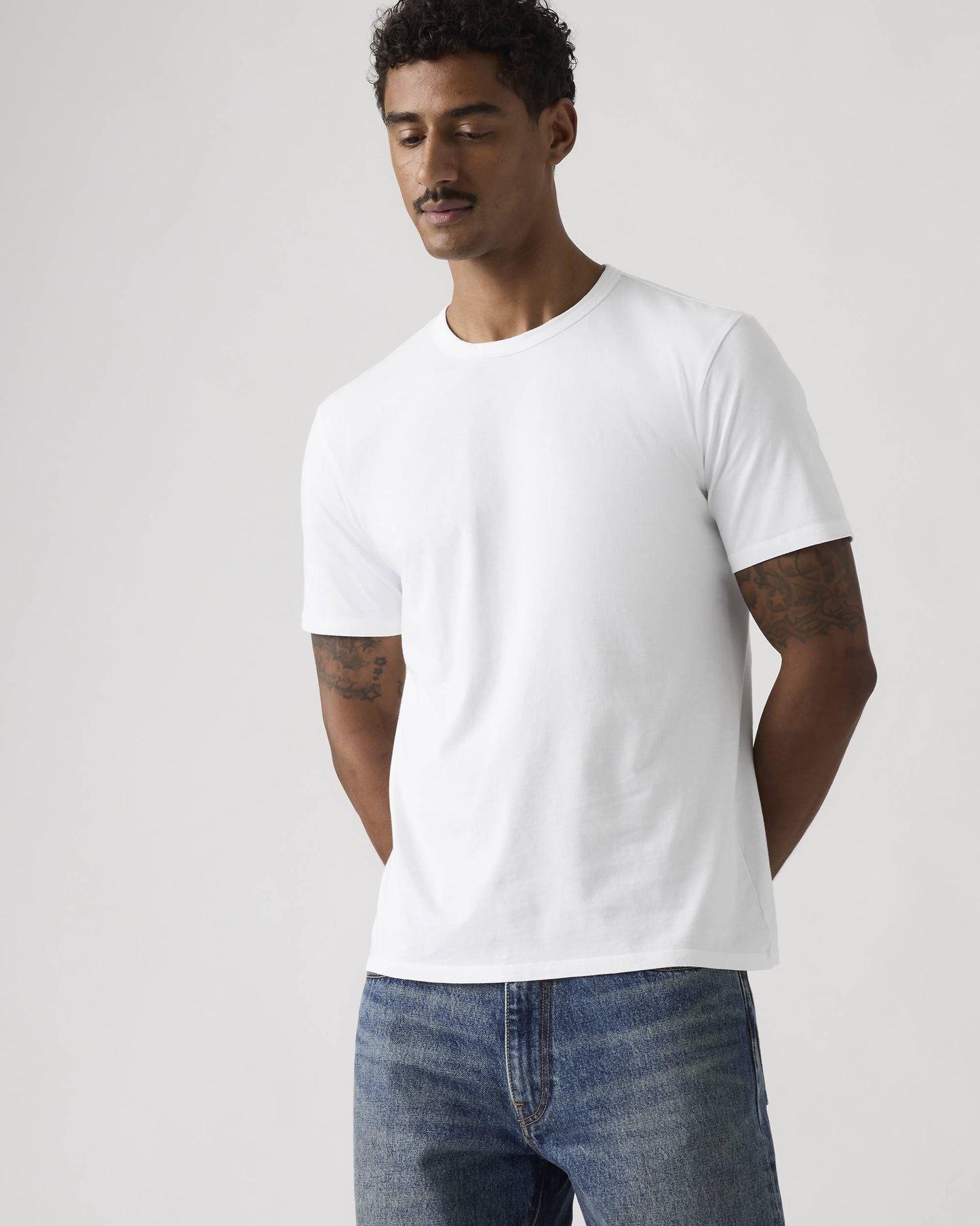 T-shirt uomo Levi's Original girocollo in cotone bianco