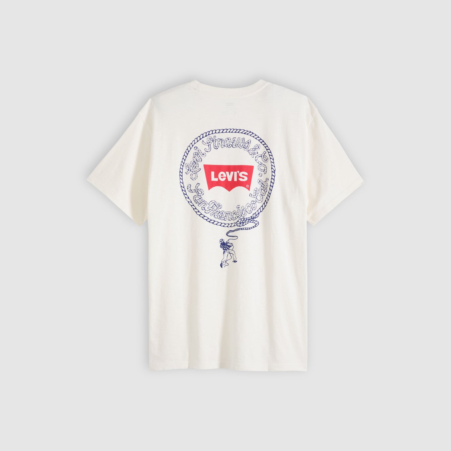 t-shirt Levi’s uomo relaxed fit bianca vista posteriore