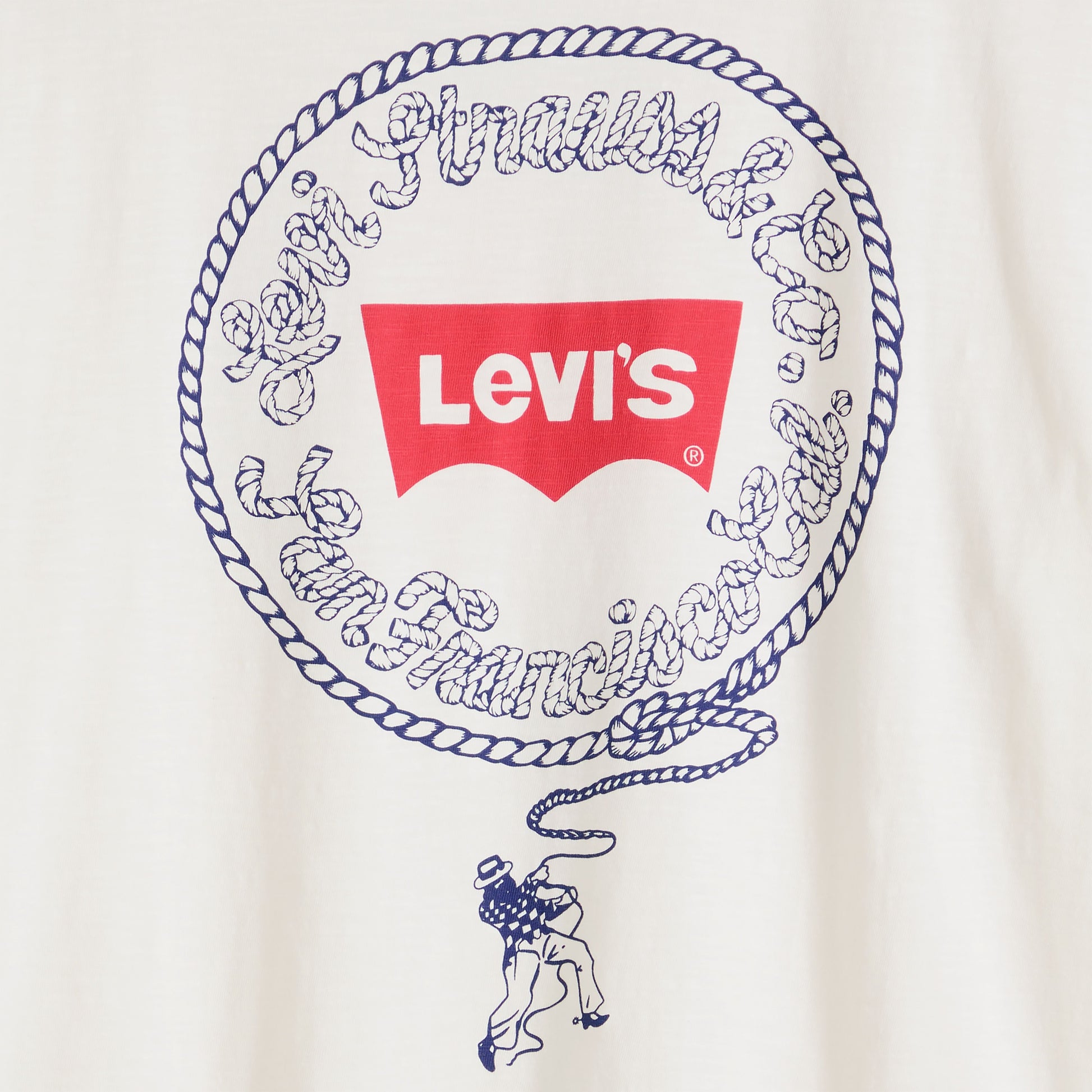 dettaglio stampa logo Levi’s sul retro