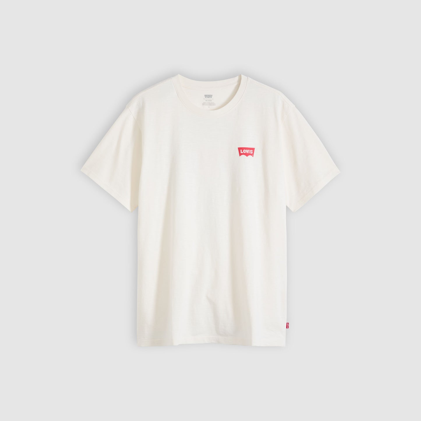 Levi's Men's Relaxed Fit White T-Shirt with Logo Print Cotton 161432451