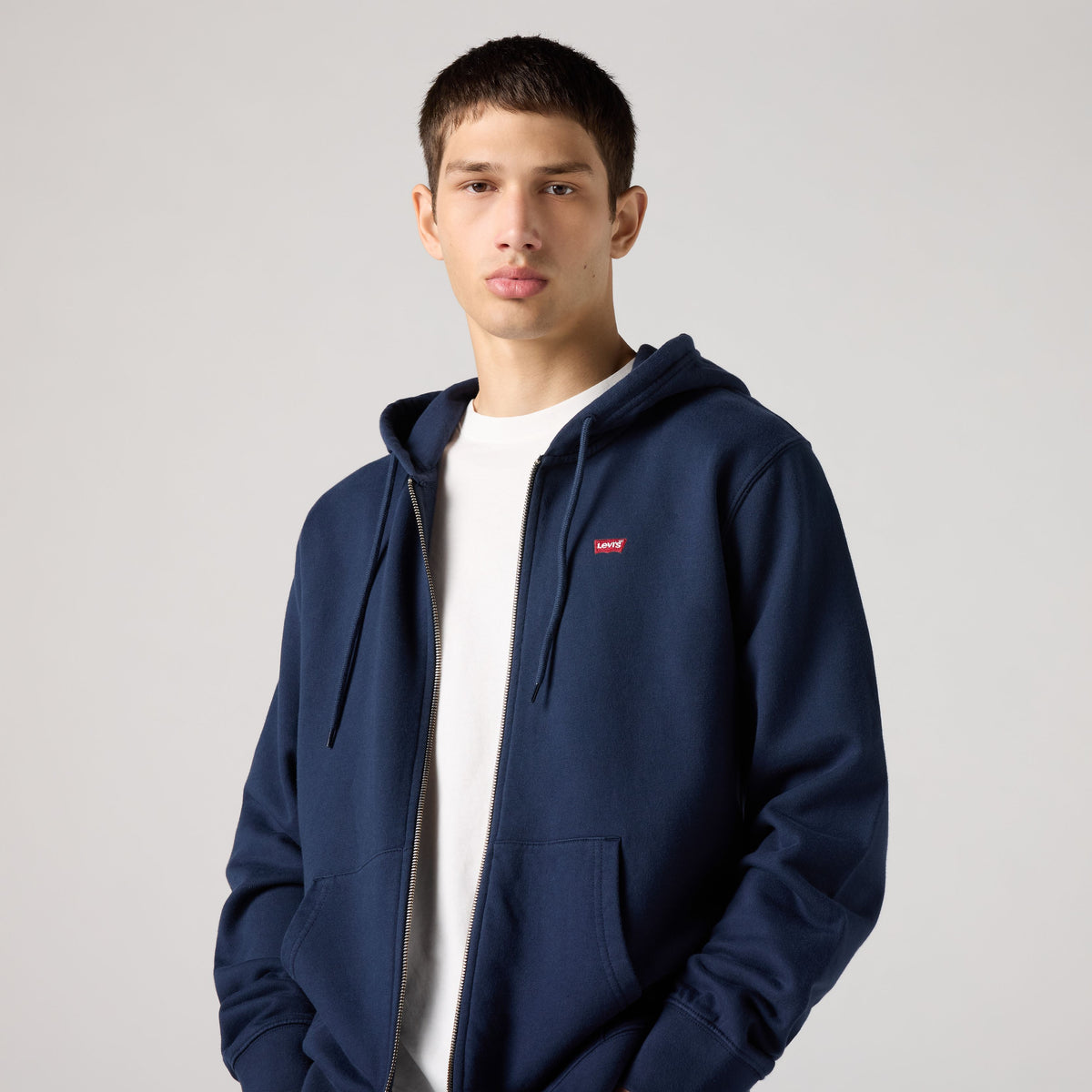 Levi’s felpa uomo con cappuccio e cerniera Original 345840011