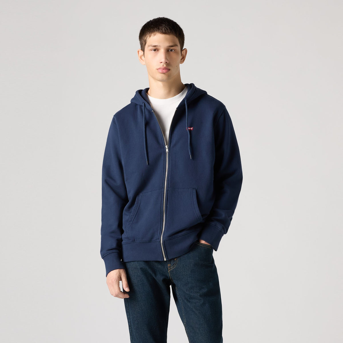 Levi’s felpa uomo con cappuccio e cerniera Original 345840011
