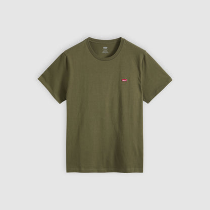 T-shirt Levi’s uomo verde con logo sul petto