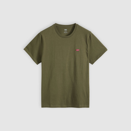 T-shirt Levi’s uomo verde con logo sul petto