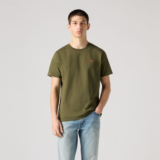 T-shirt uomo Levi’s Original HM Tee verde Olive Night vista frontale