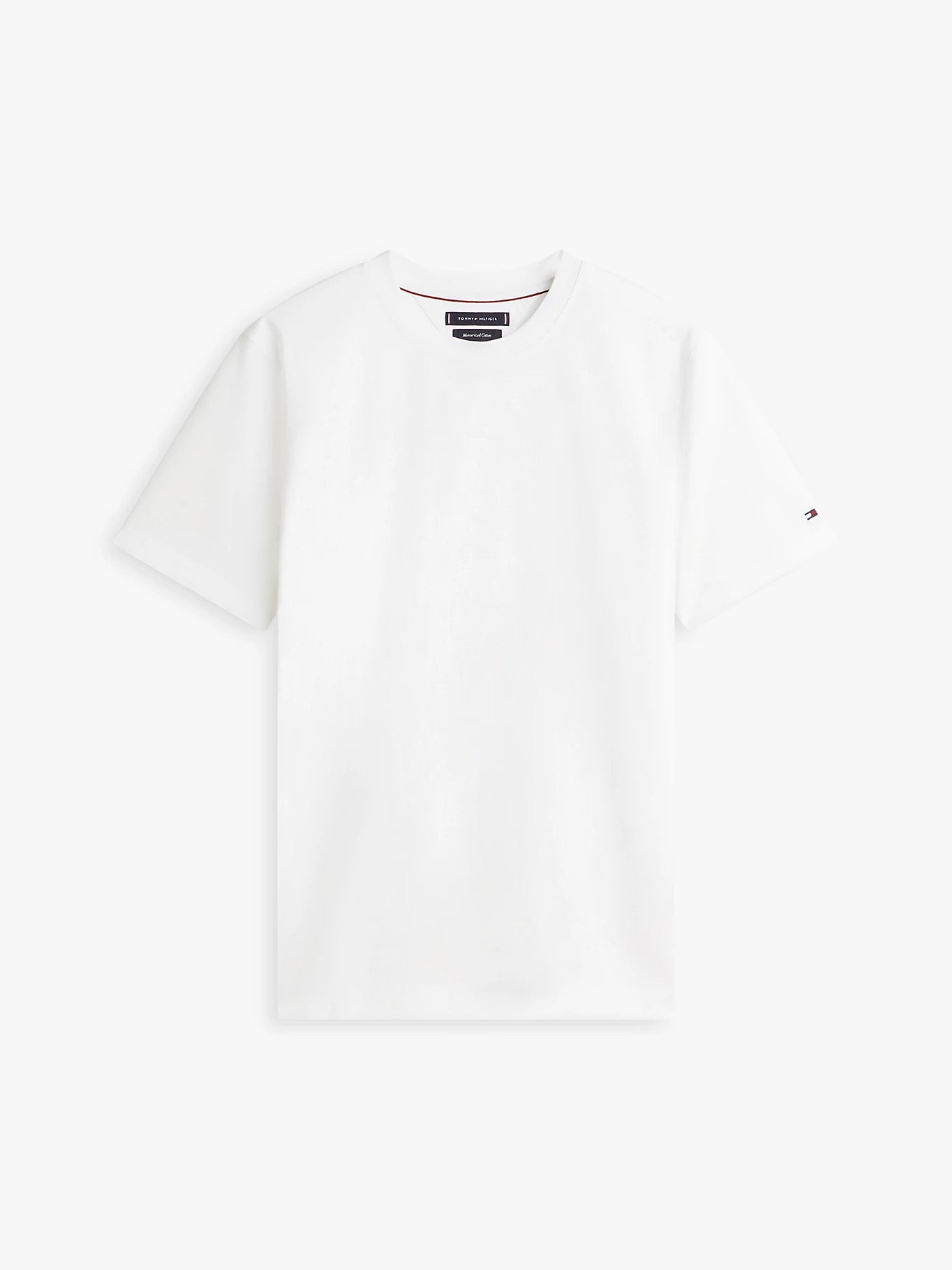 tommy hilfiger t shirt uomo bianca prodotto isolato