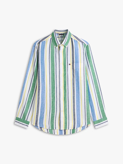camicia Tommy Hilfiger logo ricamato