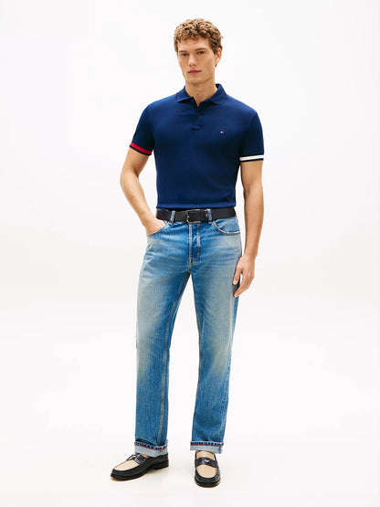 tommy hilfiger polo uomo blu outfit completo modello