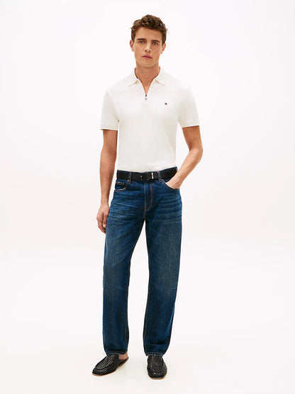 tommy hilfiger polo uomo bianca outfit modello
