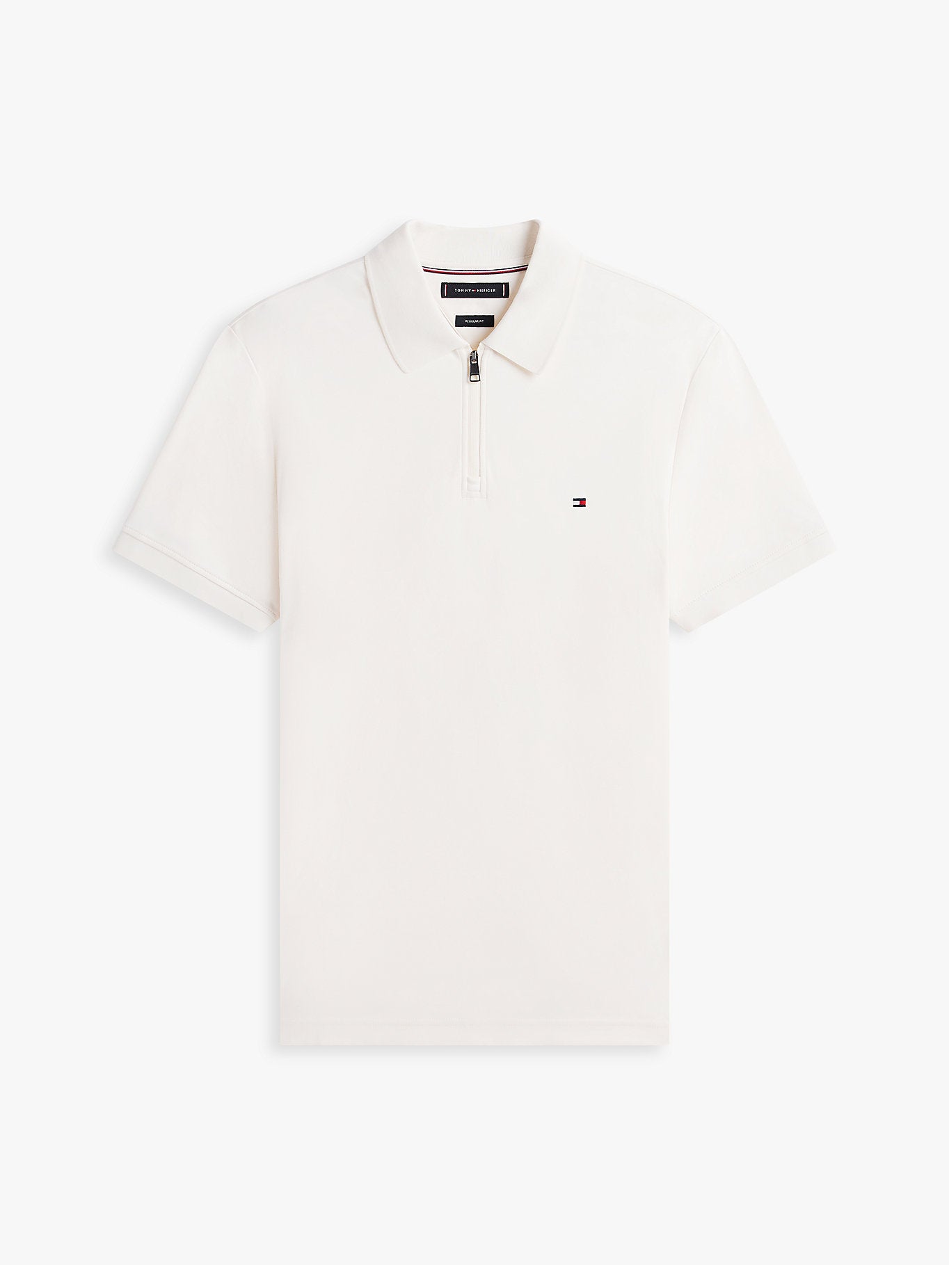 tommy hilfiger polo uomo bianca prodotto isolato