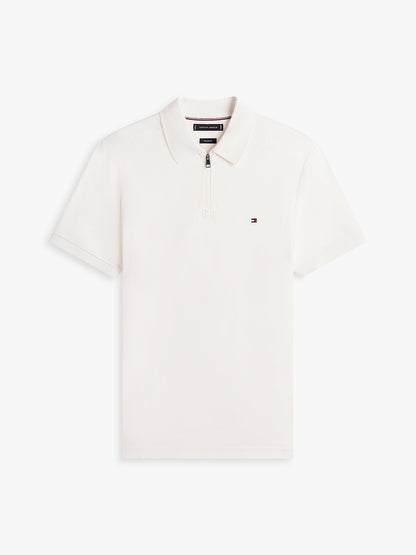 tommy hilfiger polo uomo bianca prodotto isolato