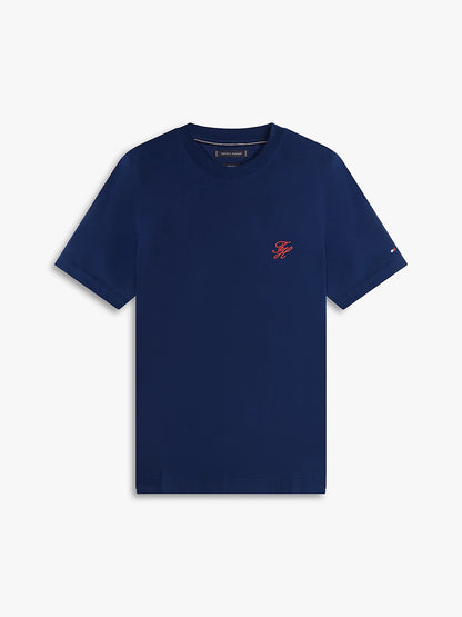 t shirt uomo Tommy Hilfiger vestibilità regular vista completa