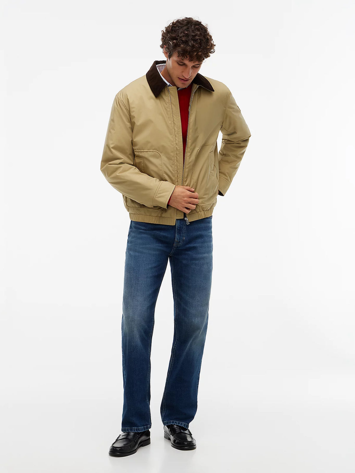 Tommy Hilfiger Giubbino uomo Giacca stile college in ripstop imbottita MW0MW44783RBZ - immagine 2