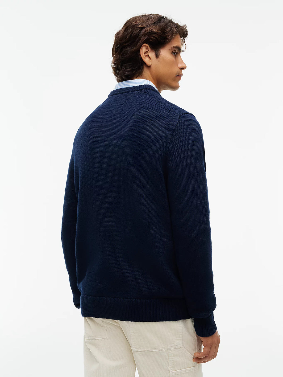 Tommy Hilfiger Maglia uomo Pullover con bandiera a intarsio MW0MW44816DCC - immagine 4