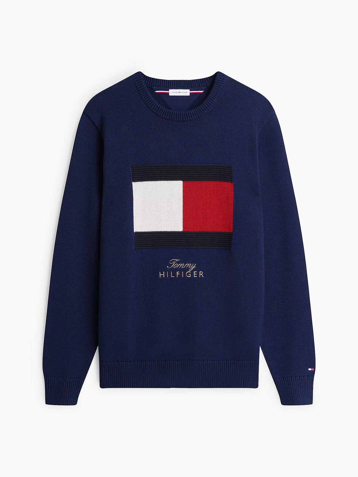Tommy Hilfiger Maglia uomo Pullover con bandiera a intarsio MW0MW44816DCC - immagine 5