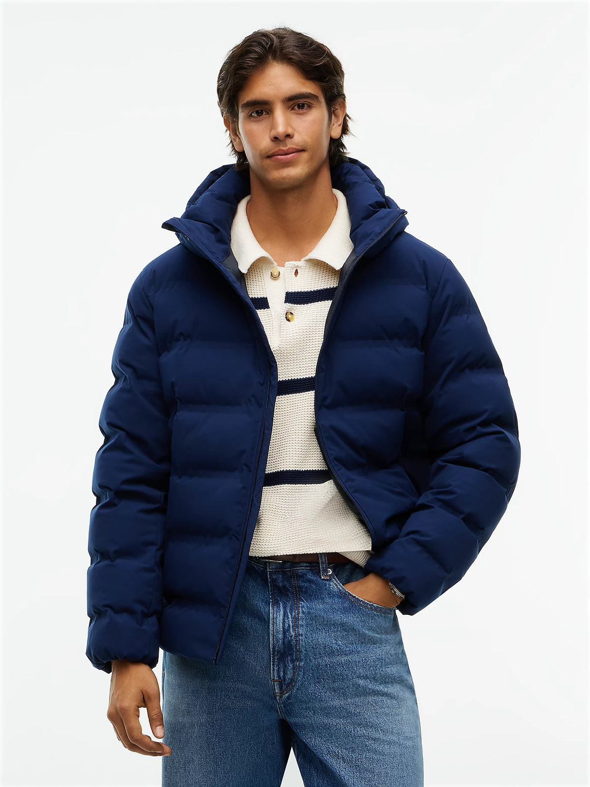Tommy Hilfiger Giubbino uomo imbottito Tech con cappuccio MW0MW44977DCC - immagine 1