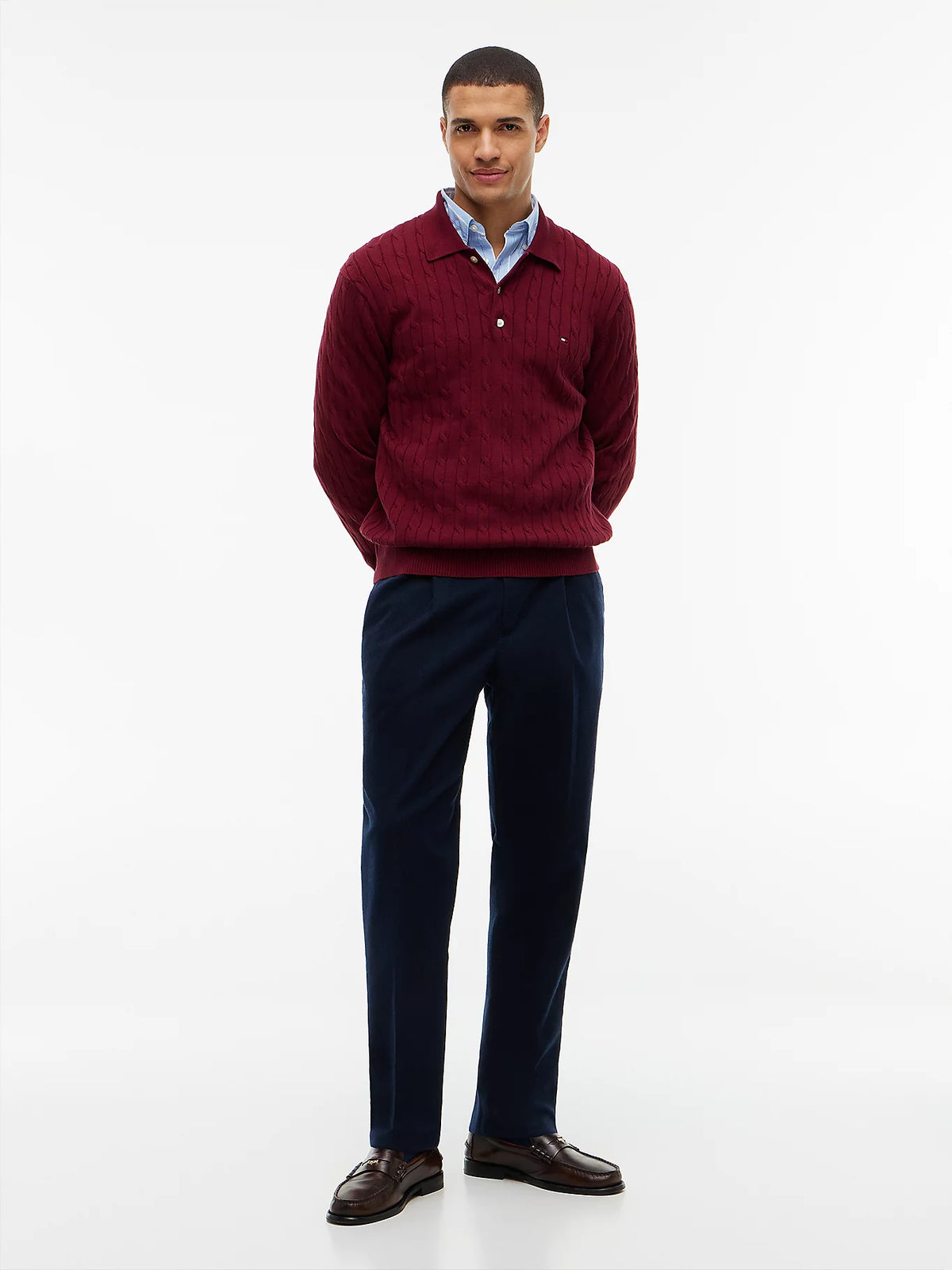 Tommy Hilfiger pantaloni uomo New York Label affusolati MW0MW45058DW5 - immagine 2