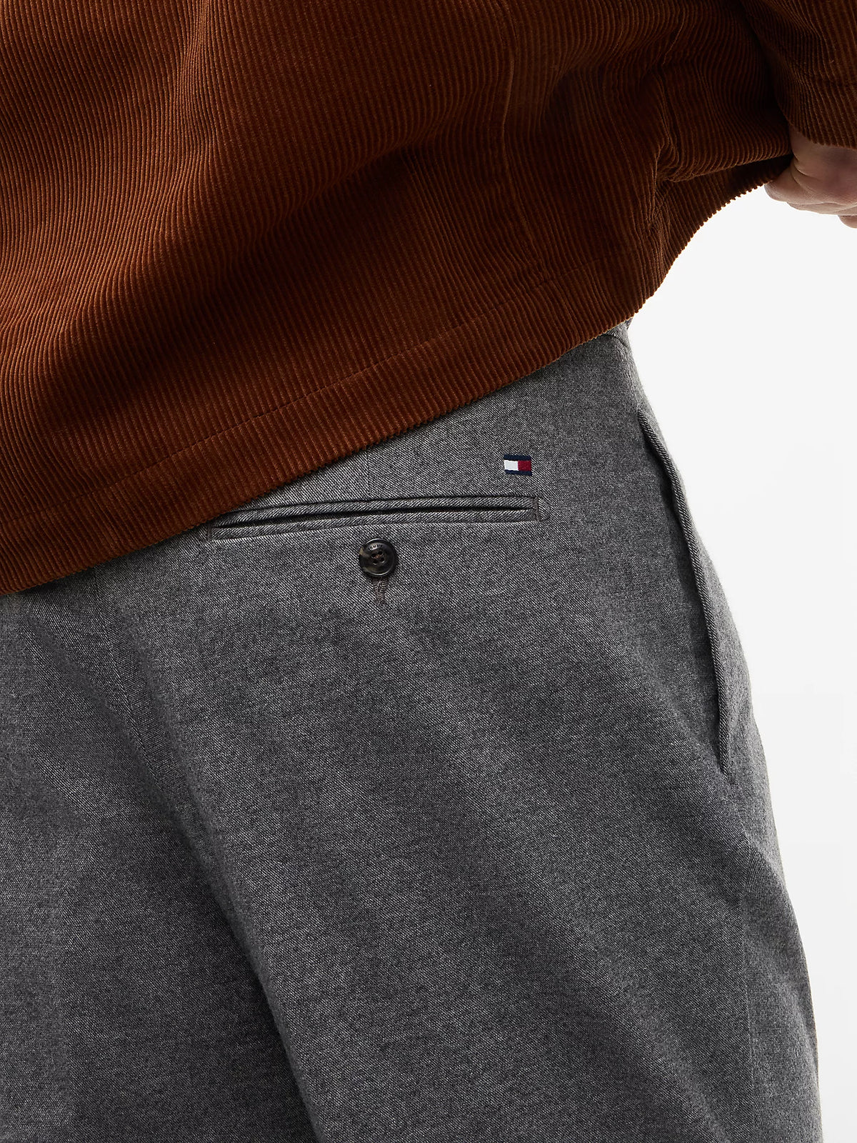 Tommy Hilfiger pantaloni uomo New York Label affusolati MW0MW45058P92 - immagine 3