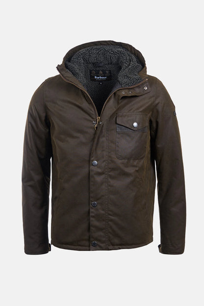 Barbour International capospalla uomo kevlar wax jacket wax cot outw MWX1372-OL51 - immagine 7