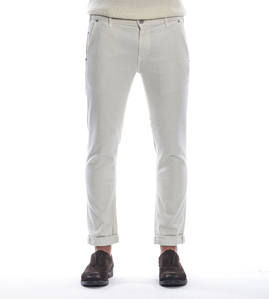 Herren-Uniformhose, Modell Dean, weicher Griff, Carbon-Finish, stückgefärbt