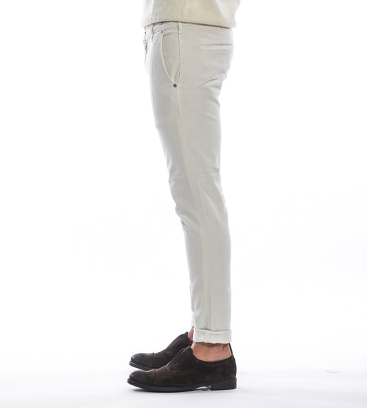 Herren-Uniformhose, Modell Dean, weicher Griff, Carbon-Finish, stückgefärbt