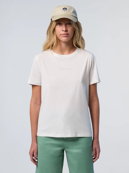 T-shirt North Sails donna indossata, vista frontale