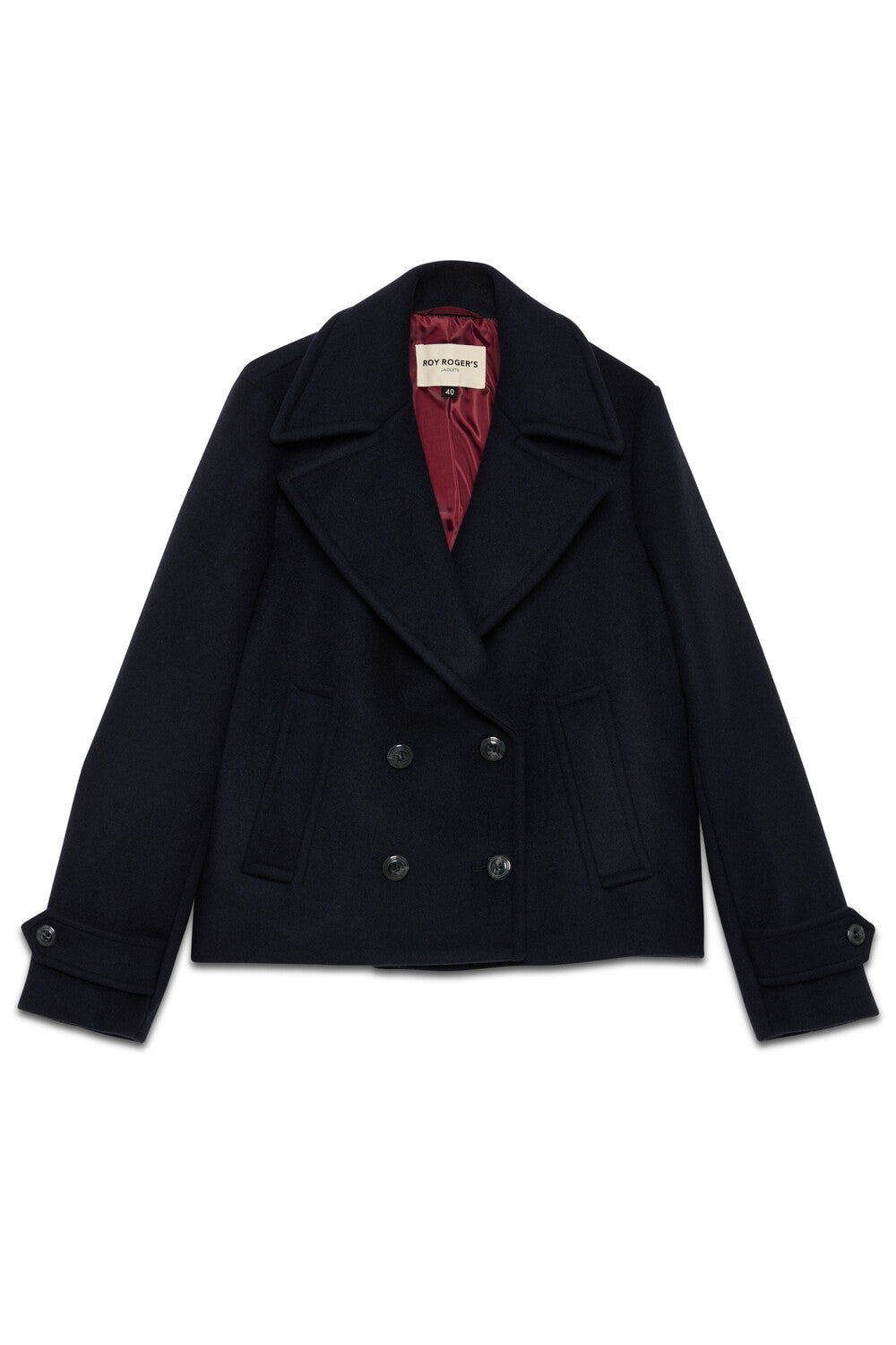 Roy Roger's giacche donna Peacoat WOMAN Melton.