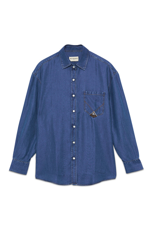 Roy Roger's Camicia Donna Daniell denim Lyocell sw