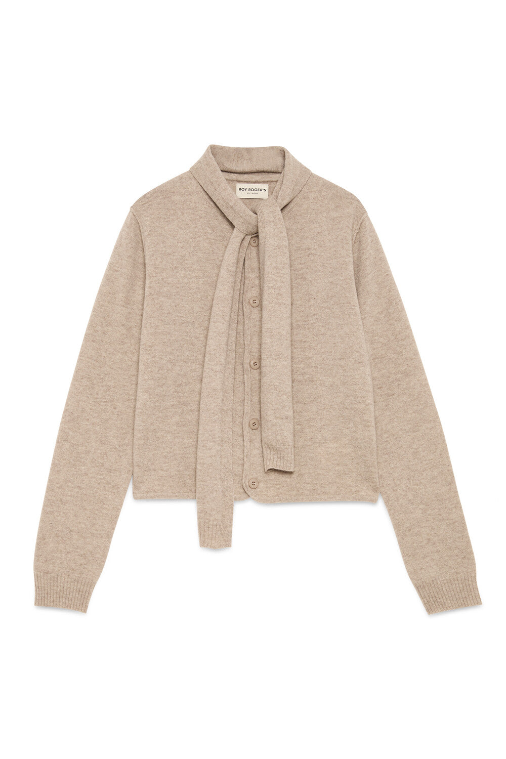 Roy Roger's maglia donna Tie Cardigan WOMAN Cashmere wool blend.
