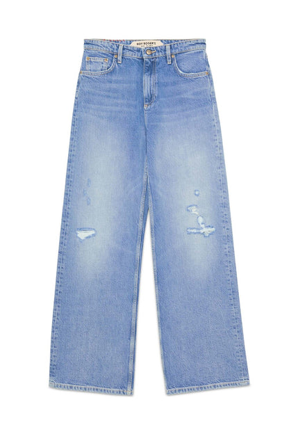 Roy Roger's x Jeans donna Super Wide OLD GLORY Denim Lyocell cotton Localito ROG0004CT313173 C0999