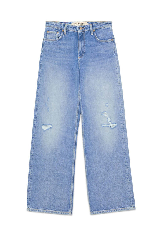 Roy Roger's x Jeans donna Super Wide OLD GLORY Denim Lyocell cotton Localito ROG0004CT313173 C0999