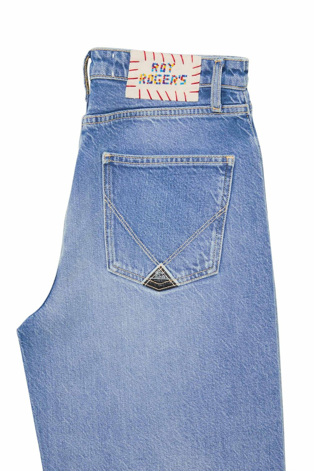 Roy Roger's x Jeans donna Super Wide OLD GLORY Denim Lyocell cotton Localito ROG0004CT313173 C0999