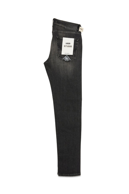 Roy Roger's JEANS uomo 517 MAN Denim black elast. Ferg