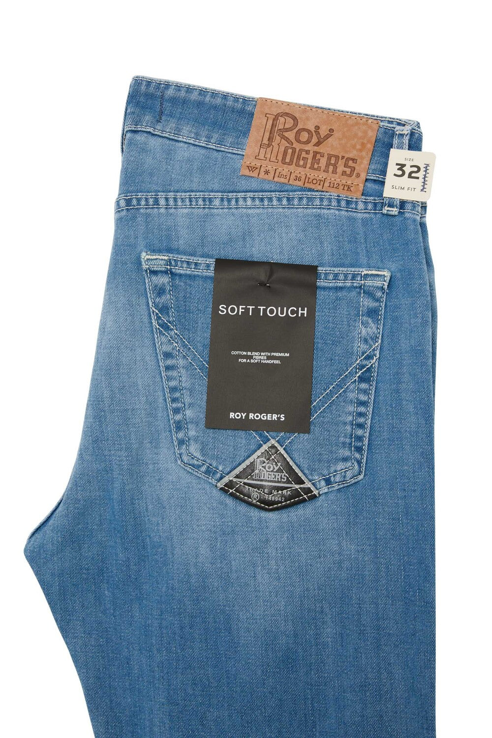 roy rogers jeans uomo 517 dettaglio patch posteriore