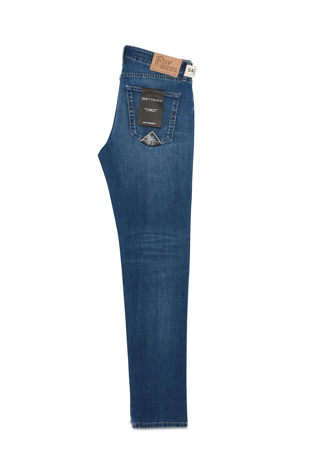 Jeans slim fit Roy Roger’s uomo lavaggio denim blu