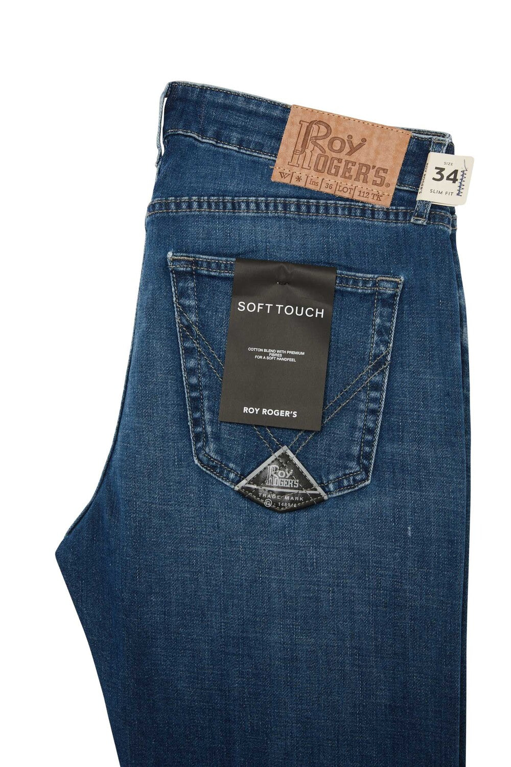 Jeans casual uomo Roy Roger’s dettaglio tasche posteriori